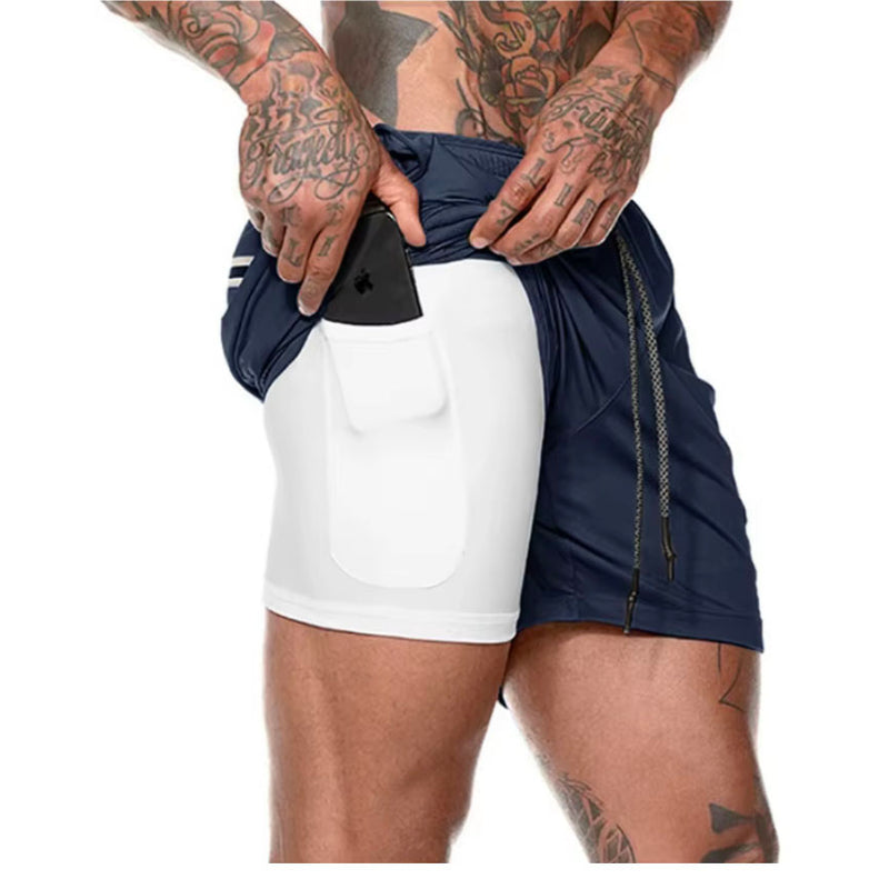 Shorts Para Treino 2 em 1 Esporte Air Effect