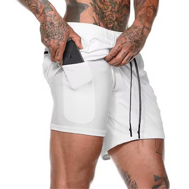 Shorts Para Treino 2 em 1 Esporte Air Effect